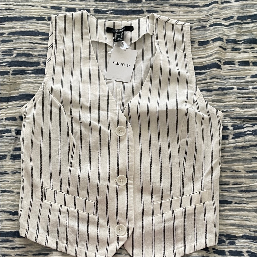 Forever 21 Striped Vest